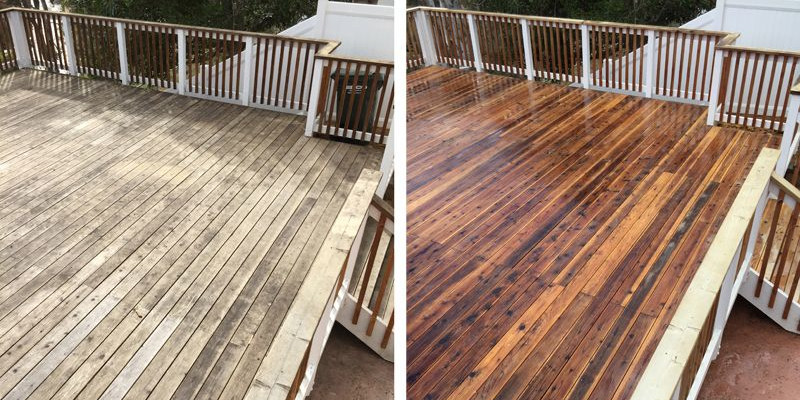 Deck Cleaning in Carlsbad, California